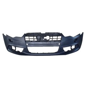 2012-2015 Audi A6 Bumper Front W/H/Lp Wash Hole W/O Sensor Hole W/O S-Line Pkg Primed - OEM# 4G0807065GRU - AU1000207-3