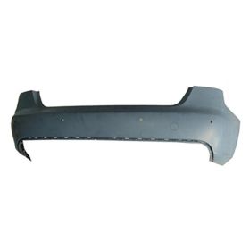 2009-2012 Audi A4 Bumper Rear W/Sensor Hole Primed W/O S-Line - OEM# 8K5807303AGRU - AU1100195-3