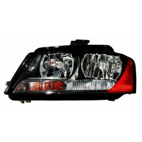 2009-2013 Audi A3 Head Lamp Driver Side Halogen HQ - OEM# 8P0941003BD - AU2502141-3