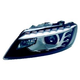 Audi Q7 2010-2014 Driver Side Hid Head Light Lens And Housing - AU2502158
