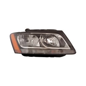 2009-2012 Audi Q5 Head Lamp Passenger Side Halogen HQ - OEM# 8R0941030N - AU2503165-3