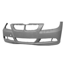 2006-2008 BMW 3 Series Sedan (1999-) Bumper Front W/Park Control Primed-Gray - OEM# 51117170051 - BM1000178-3