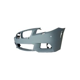 2011-2013 BMW 5 Series  Bumper Front W/Sensor Ho W/Side Cam Hole W/M Pkg Primed - OEM# 51118048672 - BM1000256-3