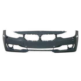 2012-2015 Bmw 3 Series- Sedan (F30) Front Bumper Cover- Primed- W/ Hl Washer- W/ Parking Sensor- W/ Park Distance Control- W/ Camera- W/ Moulding Holes- Modern/Luxury/Sport Line - BM1000267-2