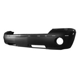 2005-2007 Dodge Dakota Pickup Bumper Front Primed W/Fog Lamp Hole W/Moulding Hole - OEM# 5JL34TZZAF - CH1000443-3