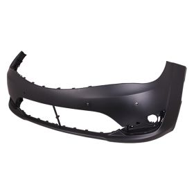 2017-2020 Chrysler Pacifica Van Bumper Front Primed W/Fog Lamps/6 Sensors(Park/Parallel Park) Exclude L/Lx - OEM# 68312405AC - CH1000A28-3