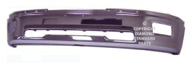 2009-2012 Dodge Ram Pickup R1500 Front Bumper Chrome  W/Fog Lamp Holes -W/O Sport (Steel Bumper) - CH1002386-2