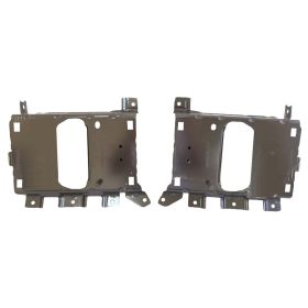 2019-2022 Dodge Ram Pickup- R2500/ R3500 Front Bumper Support Bracket Kit, Lh (Driver Side)+ Rh (Passenger Side)- Inner- Steel - CH1061114-2