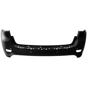 2017-2021 Jeep Grand Cherokee Bumper Rear Primed W/Park Assist W/O Blind Spot Srt/Trackhawk Model - OEM# 68335449AA/68335449AC - CH1100A34-3