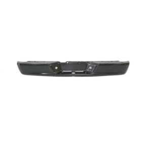 2005-2011 Dodge Dakota Rear Step Bumper Face Bar- (W/ License Lamps)- Black - CH1102362-2