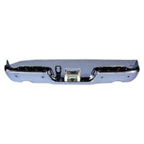 2019-2022 Dodge Ram Pickup R1500 Classic Rear Bumper Face Bar- Chrome- W/ Dual Exhaust & W/ Sensor Holes - CH1102365-2