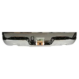 2019-2022 Dodge Ram Pickup R1500 Classic Rear Bumper Face Bar- Chrome- W/ Dual Exhaust & W/O Sensor Holes - CH1102366-2