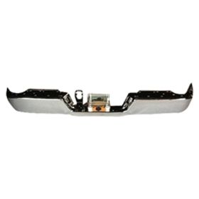 2019-2022 Dodge Ram Pickup R1500 Classic Rear Bumper Face Bar- Chrome- W/O Dual Exhaust & W/O Sensor Holes = Type 1 - CH1102367-2