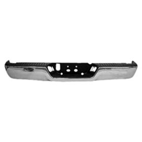 2019-2022 Dodge Ram Pickup R1500 Classic Rear Bumper Assembly- Chrome- W/O Dual Exhaust & W/O Sensor Holes - CH1103117-2