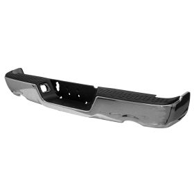 2019-2022 Dodge Ram Pickup R1500 Classic Rear Bumper Assembly- Chrome- W/ Dual Exhaust & W/O Sensor Holes - CH1103118-2