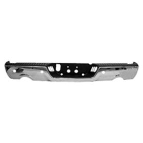 2019-2022 Dodge Ram Pickup R1500 Classic Rear Bumper Assembly- Chrome- W/ Dual Exhaust & W/ Sensor Holes - CH1103119-2