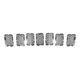 Jeep Grand Cherokee 2017-2019 Grille Trim Ring 7-piece Set - CH1201114