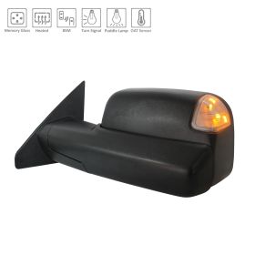 2019-2022 RAM PICKUP-RAM-1500 Driver Side Power Door Mirror - CH1320529 OEM# 68477575AA