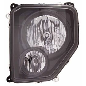 2010-2012 Jeep Liberty Head Lamp Driver Side Halogen Black Bezel HQ - OEM# 68079711AA - CH2502227-3