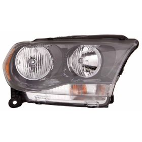 2011-2013 Dodge Durango Head Lamp Driver Side Halogen Black Trim HQ - OEM# 68084077AB - CH2502229-3