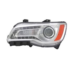 2011-2014 Chrysler 300 Head Lamp Driver Side Halogen Chrome Bezel HQ - OEM# 68143003AC - CH2502231-3