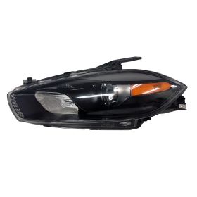 2013-2015 Dodge Dart Head Lamp Driver Side Halogen Black Bezel HQ - OEM# 68085141AL - CH2502240-3
