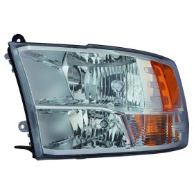 2013-2018 Ram Pickup-Ram-1500 Head Lamp Driver Side Halogen W/O Doorl HQ - OEM# 68096439AJ - CH2502242-3