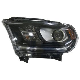 2014-2015 Dodge Durango Head Lamp Driver Side Halogen Black Bezel W/O Led Doorl HQ - OEM# 68184827AF - CH2502255-3