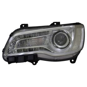 2015-2017 Chrysler 300 Head Lamp Driver Side Halogen Chrome Bezel HQ - OEM# 68196277AD - CH2502268-3