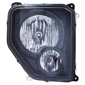 2010-2012 Jeep Liberty Head Lamp Passenger Side Halogen Black Bezel HQ - OEM# 68079710AA - CH2503227-3
