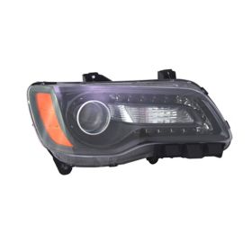 2012-2014 Chrysler 300 Head Lamp Passenger Side Halogen Black Bezel HQ - OEM# 68085416AF - CH2503235-3