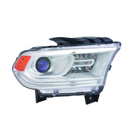 2014-2015 Dodge Durango Head Lamp Passenger Side Halogen Chrome Bezel W/O Led Doorl HQ - OEM# 68188730AH - CH2503256-3