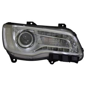 2015-2017 Chrysler 300 Head Lamp Passenger Side Halogen Chrome Bezel HQ - OEM# 68196276AD - CH2503268-3