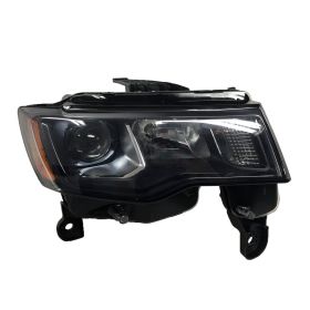 2017-2018 Jeep Grand Cherokee Head Lamp Passenger Side Halogen Std Type Black Bezel HQ - OEM# 68266646AB - CH2503284-3
