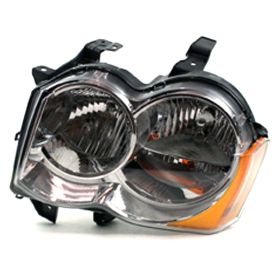 2008-2010 Jeep Grand Cherokee Head Lamp Driver Side HQ - OEM# 55157483AC - CH2518131-3