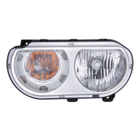 2008-2014 Dodge Challenger Head Lamp Driver Side Halogen HQ - OEM# 5028777AA - CH2518137-3