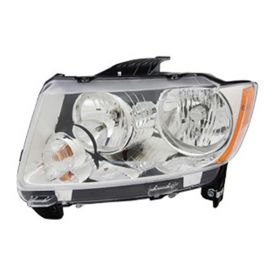 2011-2013 Jeep Compass Mk Head Lamp Driver Side Code Lmb W/O Black Trim W/O Leveling HQ - OEM# 68088869AD - CH2518139-3