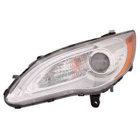 2011-2014 Chrysler 200 Convertible Head Lamp Driver Side Halogen Chrome Bezel Exclude S Model HQ - OEM# 5182591AE - CH2518140-3