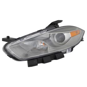 2013-2016 Dodge Dart Headlamp Unit, Lh (Driver Side)- Lens/Housing- Xenon- Chrome Trim - CH2518144-2