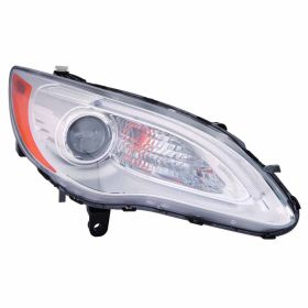 2011-2014 Chrysler 200 Convertible Head Lamp Passenger Side Halogen Chrome Bezel Exclude S Model HQ - OEM# 5182590AE - CH2519140-3