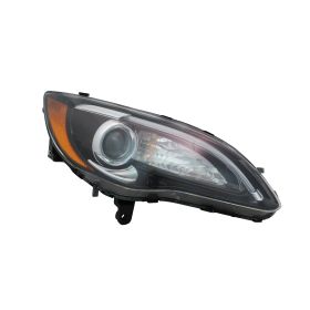 2011-2012 Chrysler 200 Convertible Head Lamp Passenger Side Halogen 1St Design Black Bezel W/Chrome ACcent Insert S Model HQ - OEM# 68088066AE - CH2519146-3