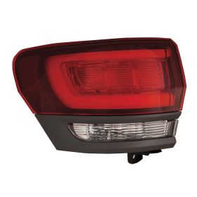 Jeep Grand Cherokee 2017-2019 Driver Side Outer Tail Light Assembly - CH2804117C - OEM - 68316193AC