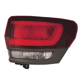 Jeep Grand Cherokee 2017-2019 Passenger Side Outer Tail Light Assembly - CH2805117C - OEM - 68316192AC