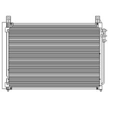 Infiniti Q50 Sedan 2014-2018 A/c Condenser - CND4402