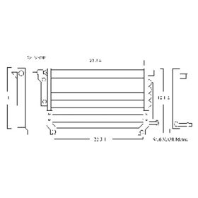 Saab 9-5 2002-2009 Ac Condenser - CNDDPI3275