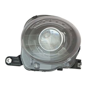 Fiat 500 2012-2019 Driver Side Halogen Headlight Assembly - FI2502101 OEM# [List of Available Parts]/Lights/Headlights