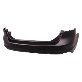 2012-2014 Ford Focus Sedan Rear Bumper Cover- Sedan- Black- W/O Sensor Holes- W/ Guide Holes - FO1100677-2