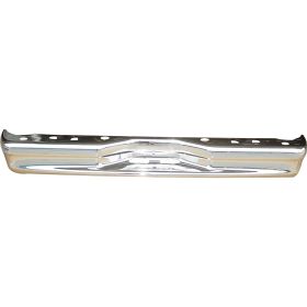 1992-2014 Ford Econoline Van Rear Step Bumper -Chrome- W/O Sensor Holes - FO1102272-2
