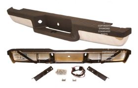 Ford Ranger Pickup 2wd 1993-2005 Rear Step Bumper Assembly - FO1103109DSC