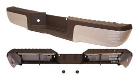 2008-2012 Ford Pickup F450 Superduty Bumper Rear Ptm Assembly W/O Sensor Hole - OEM# FO1103149 - FO1103149-3